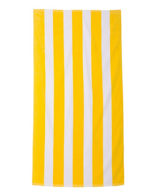 Carmel Towel Company Cabana Stripe Velour Beach Towel C3060S