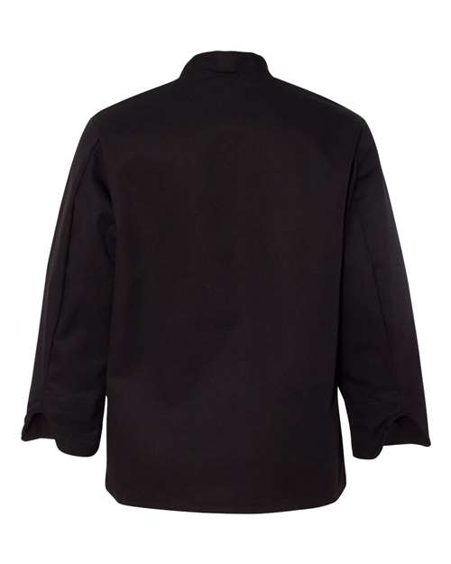 Chef Designs Black Traditional Chef Coat KT76