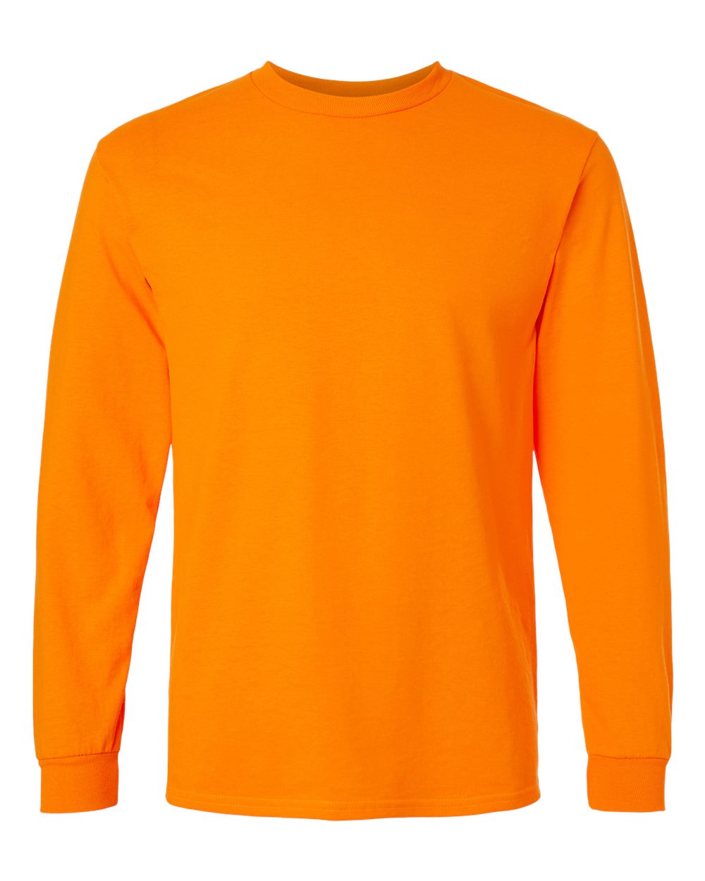 Gildan 2400 - Unisex Ultra Cotton® Long Sleeve T-Shirt - Safety Orange