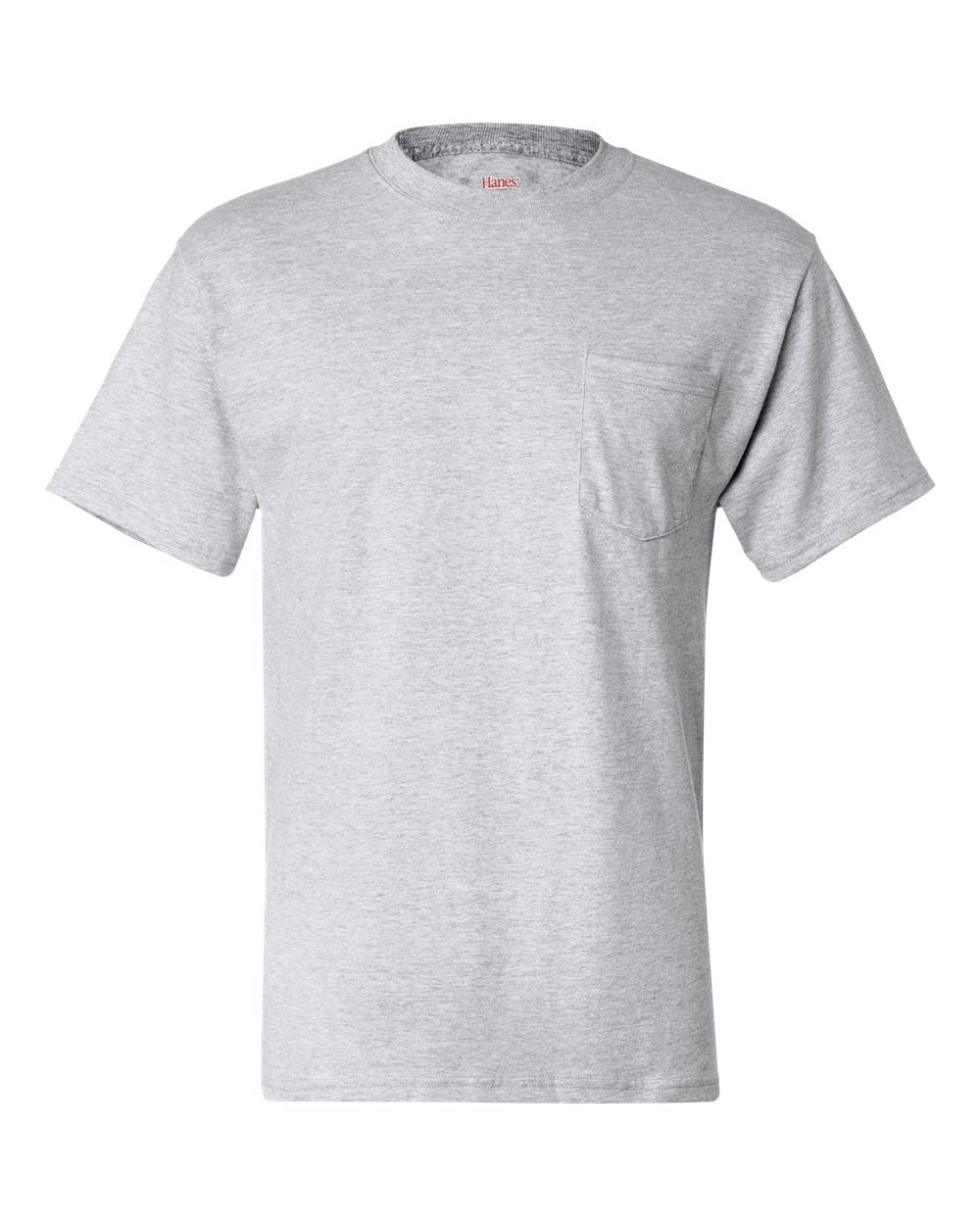 Hanes 5190 - Unisex Beefy-T® Pocket T-Shirt - Ash