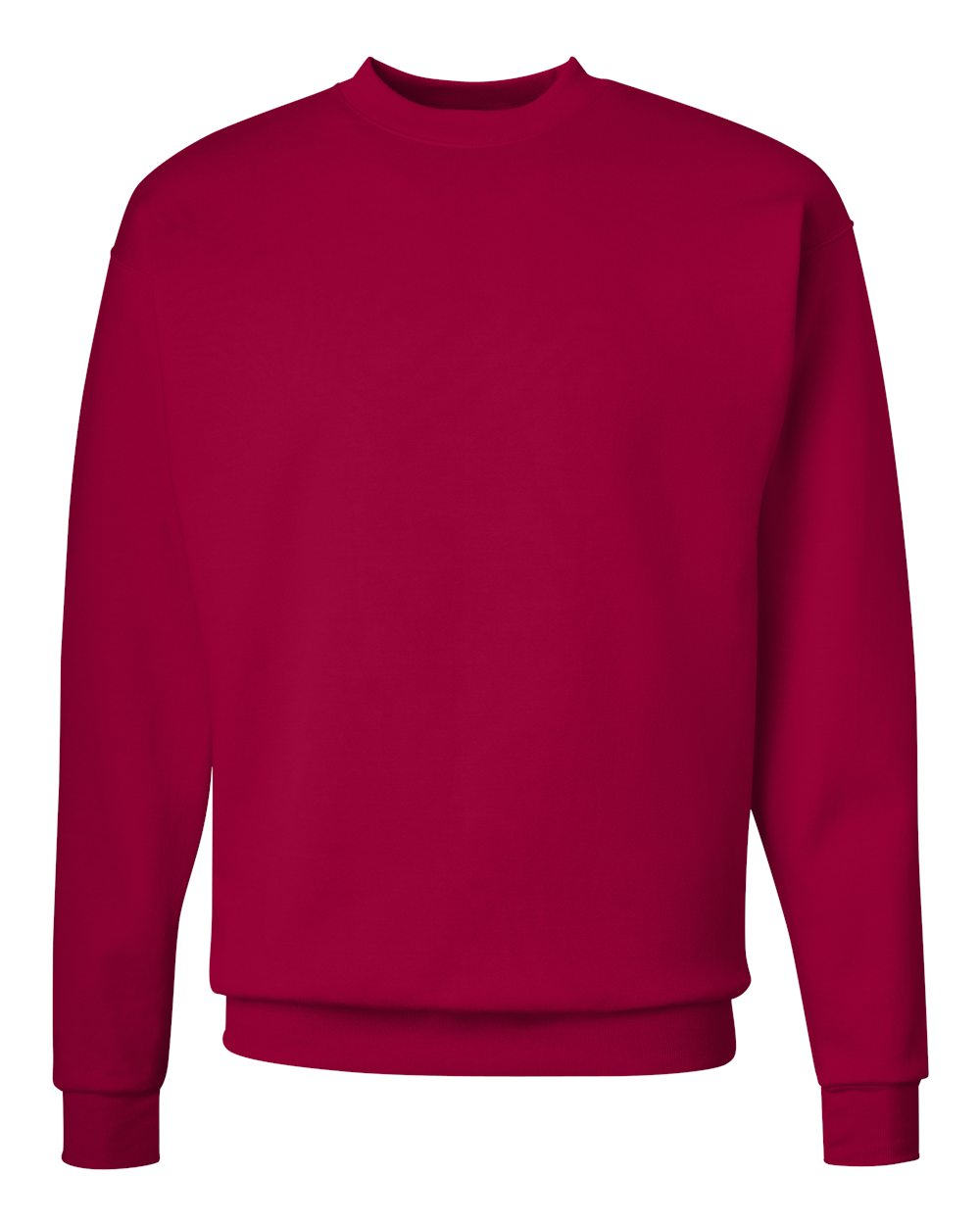 Hanes P160 - Unisex EcoSmart® Crewneck Sweatshirt - Deep Red