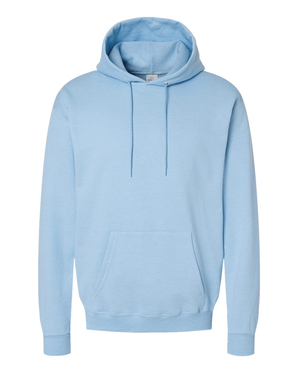 Hanes P170 - Unisex EcoSmart® Hooded Sweatshirt - Light Blue