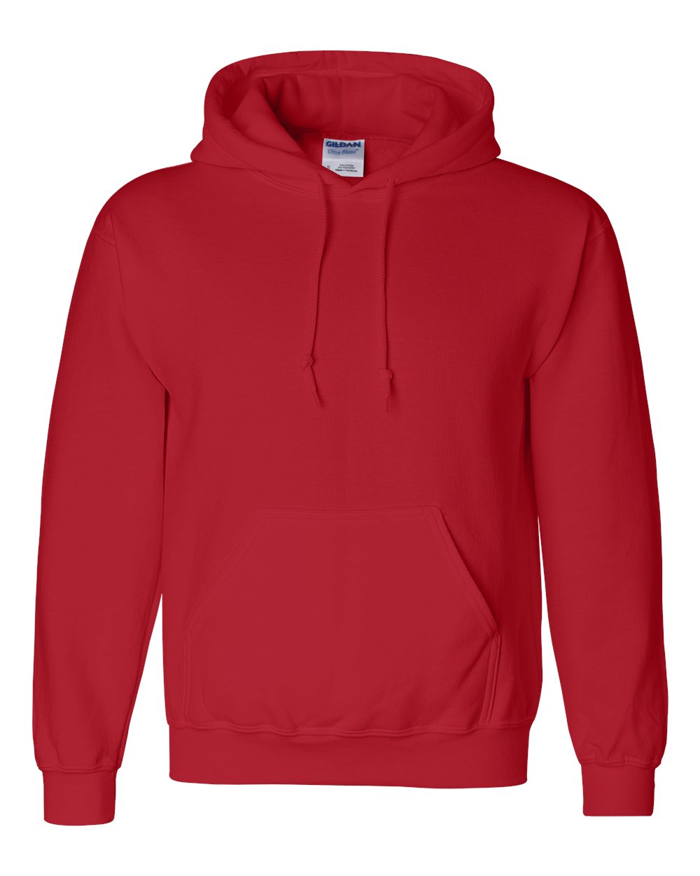 Gildan 12500 - Unisex DryBlend® Hooded Sweatshirt - Red