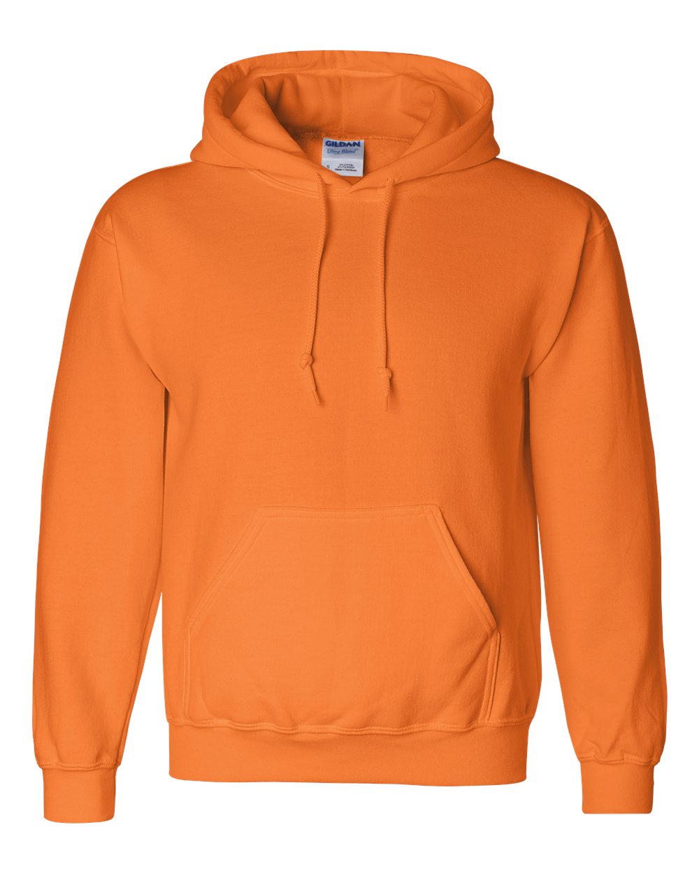 Gildan 12500 - Unisex DryBlend® Hooded Sweatshirt - Safety Orange