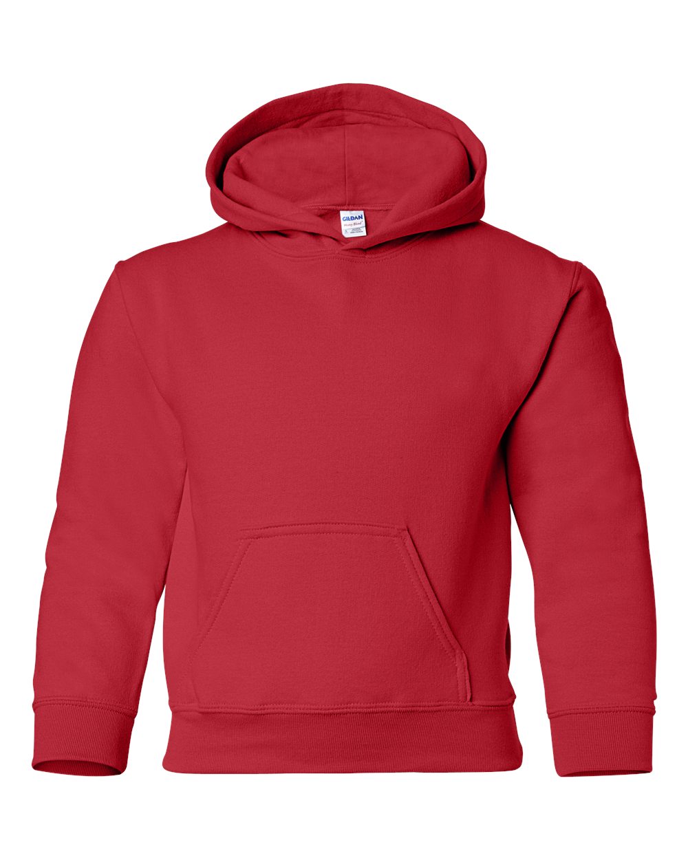 Gildan 18500B - Youth Heavy Blend™ Hooded Sweatshirt - Red