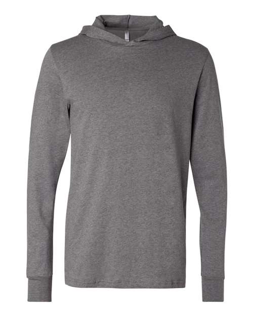 BELLA + CANVAS Unisex Jersey Hooded Long Sleeve Tee 3512