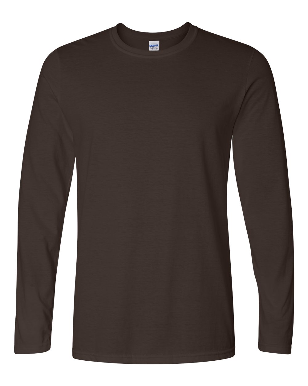 Gildan 64400 - Unisex Softstyle® Long Sleeve T-Shirt - Dark Chocolate