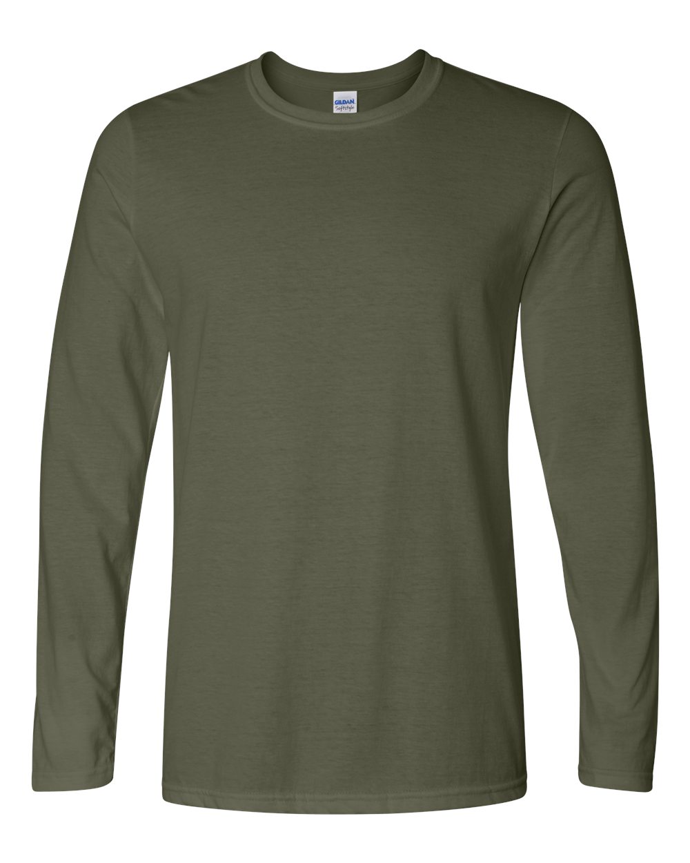 Gildan 64400 - Unisex Softstyle® Long Sleeve T-Shirt - Military Green