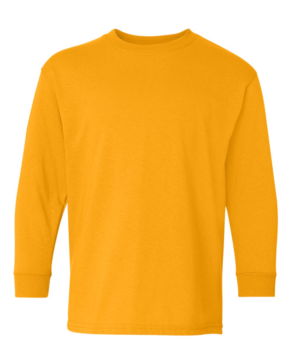 Gildan 5400B - Youth Heavy Cotton™ Long Sleeve T-Shirt - Gold