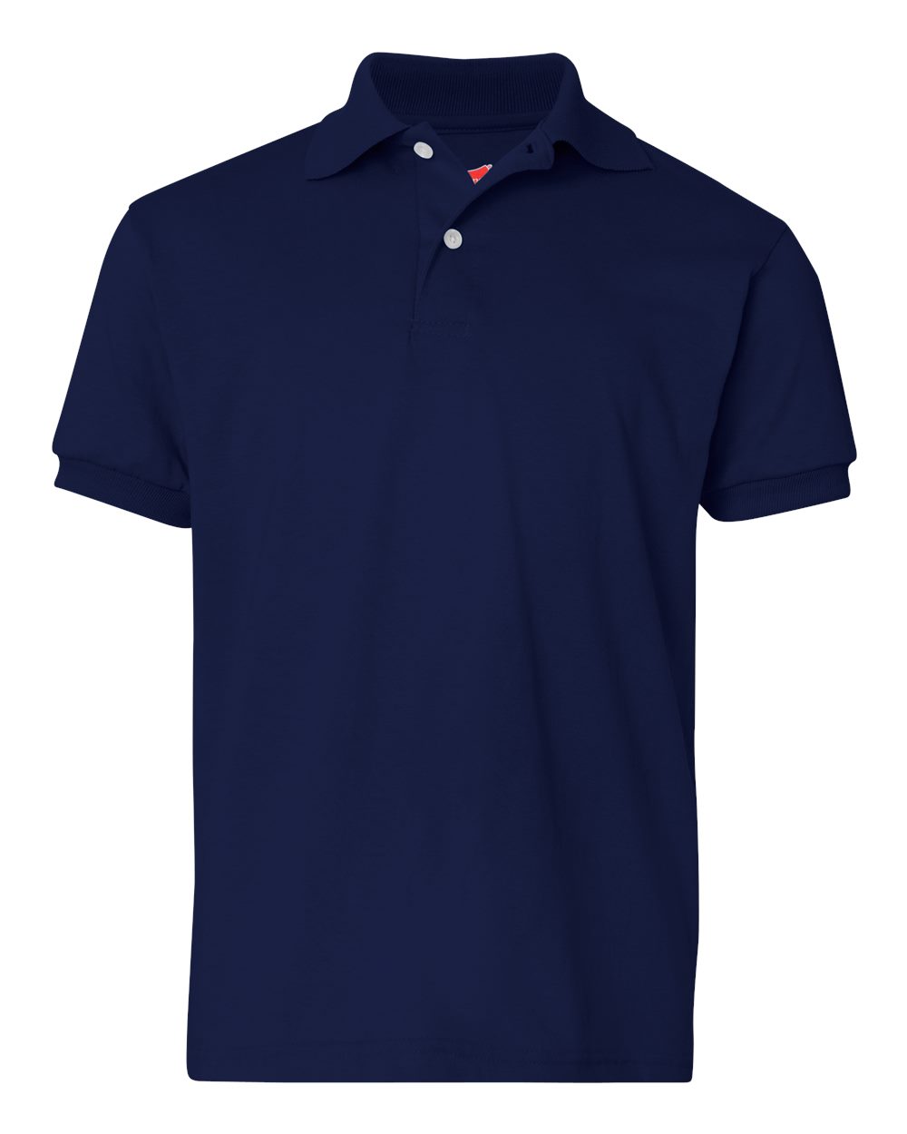 Hanes 054Y - Youth EcoSmart® Jersey Polo - Navy