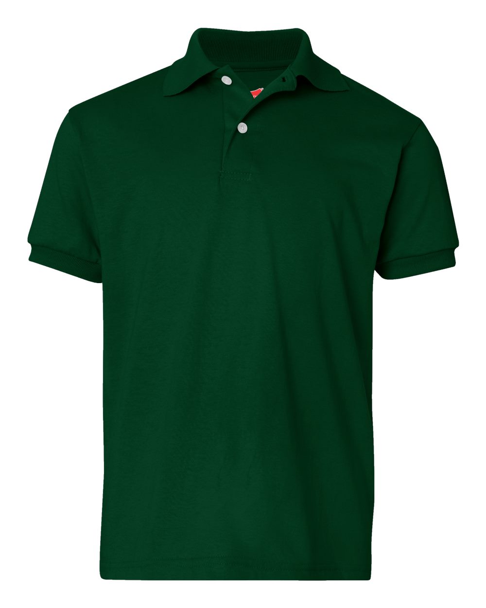 Hanes 054Y - Youth EcoSmart® Jersey Polo - Deep Forest