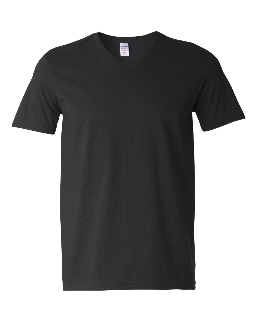 Gildan 64V00 - Unisex Softstyle® V-Neck T-Shirt - Black