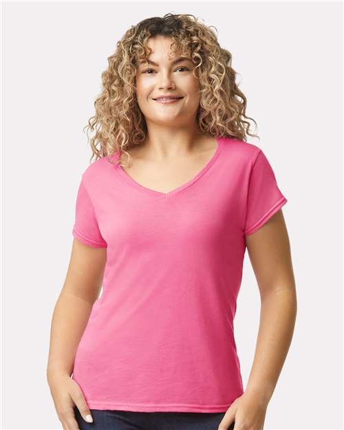 Women's Softstyle® V-Neck T-Shirt