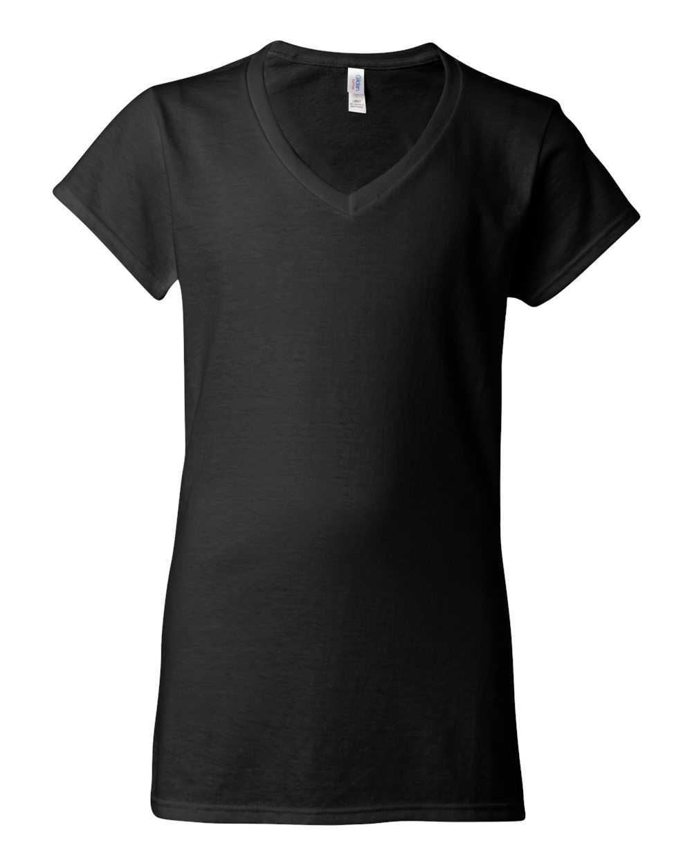 Gildan 64V00L - Women's Softstyle® V-Neck T-Shirt - Black