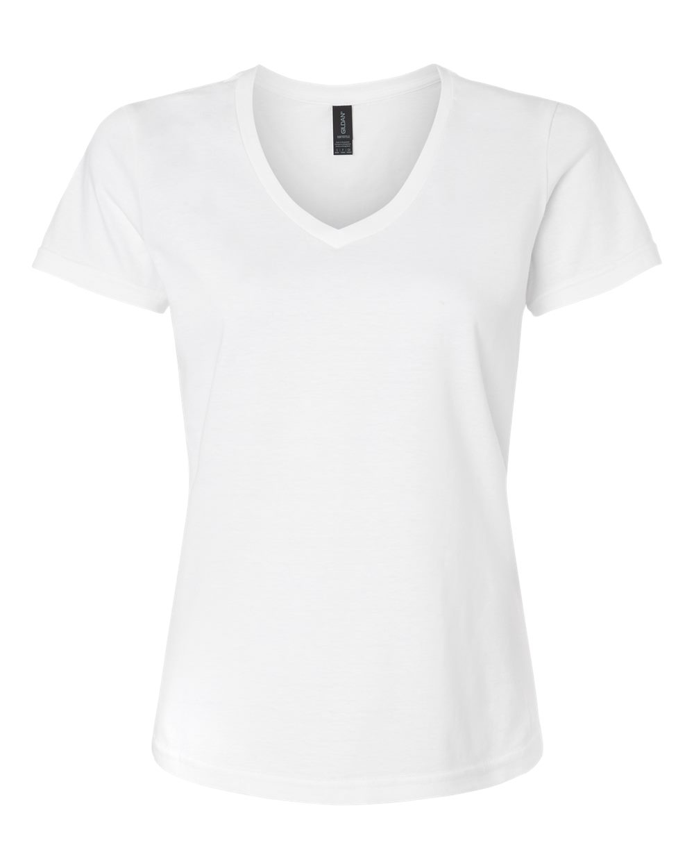 Gildan 64V00L - Women's Softstyle® V-Neck T-Shirt - White