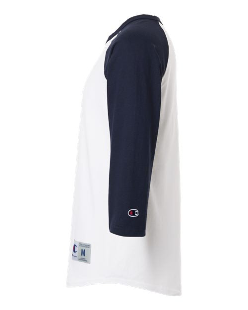 Champion Unisex Raglan Sleeve Baseball T-Shirt T137