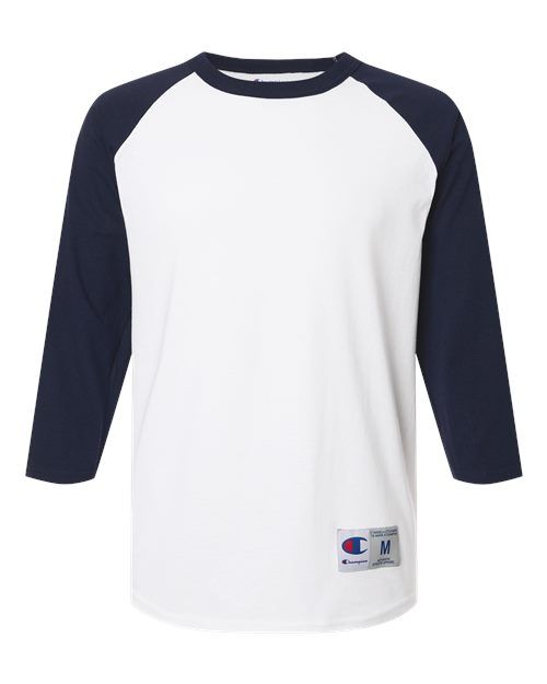 Champion Unisex Raglan Sleeve Baseball T-Shirt T137