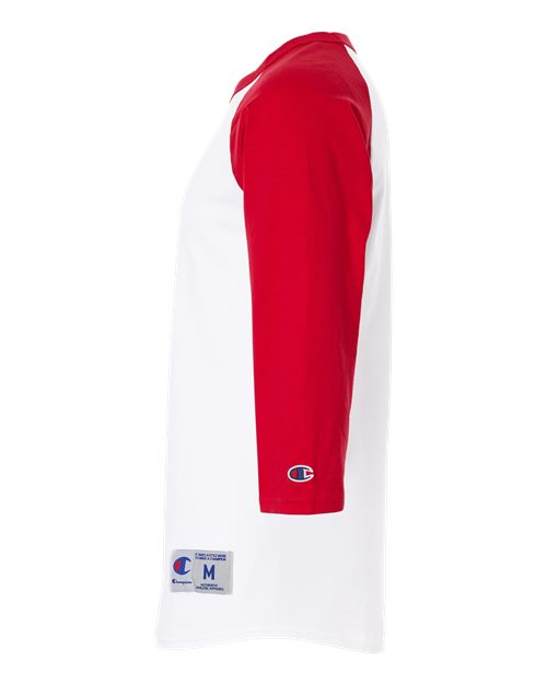 Champion Unisex Raglan Sleeve Baseball T-Shirt T137