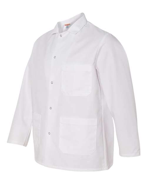 Chef Designs Gripper Front Short Butcher Coat 0406