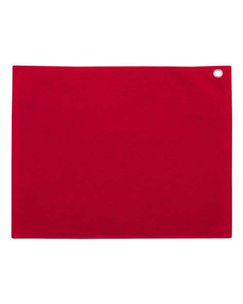 Carmel Towel Company Velour Hemmed Towel with Grommet & Hook C1518GH