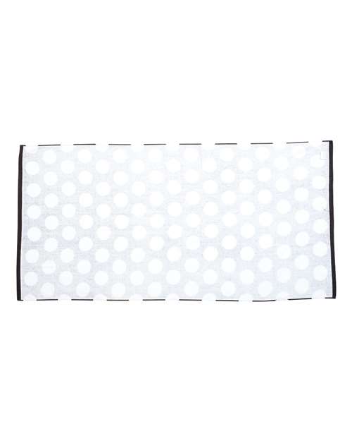 Carmel Towel Company Polka Dot Velour Beach Towel C3060P