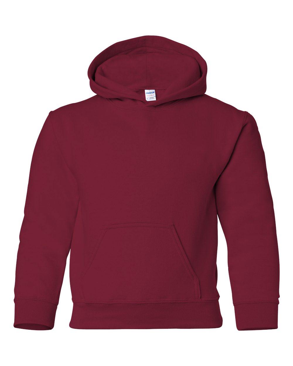 Gildan 18500B - Youth Heavy Blend™ Hooded Sweatshirt - Cardinal Red