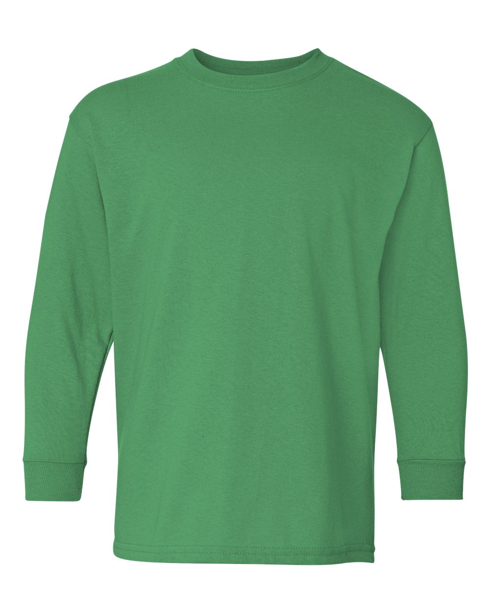 Gildan 5400B - Youth Heavy Cotton™ Long Sleeve T-Shirt - Irish Green