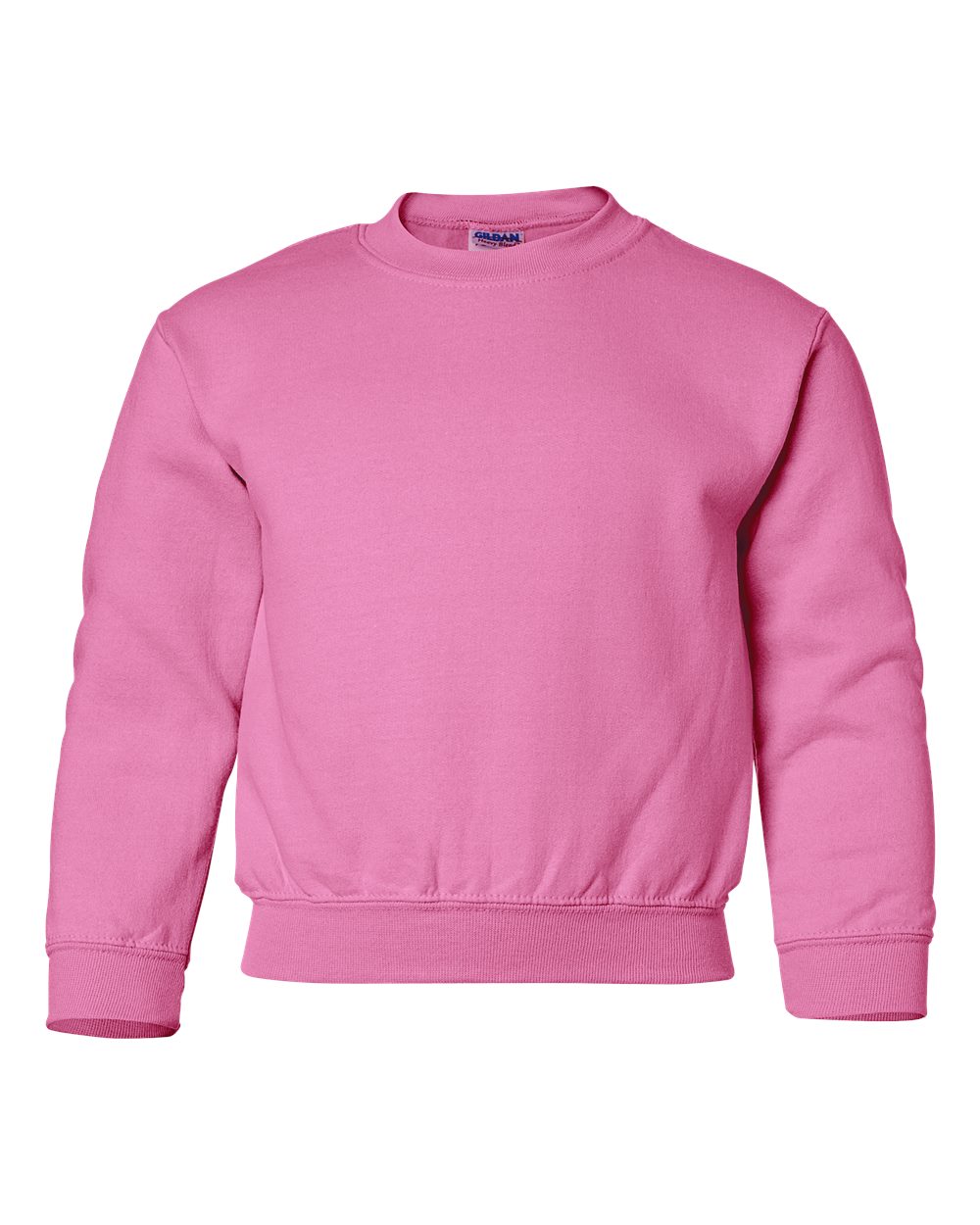 Gildan 18000B - Youth Heavy Blend™ Crewneck Sweatshirt - Safety Pink