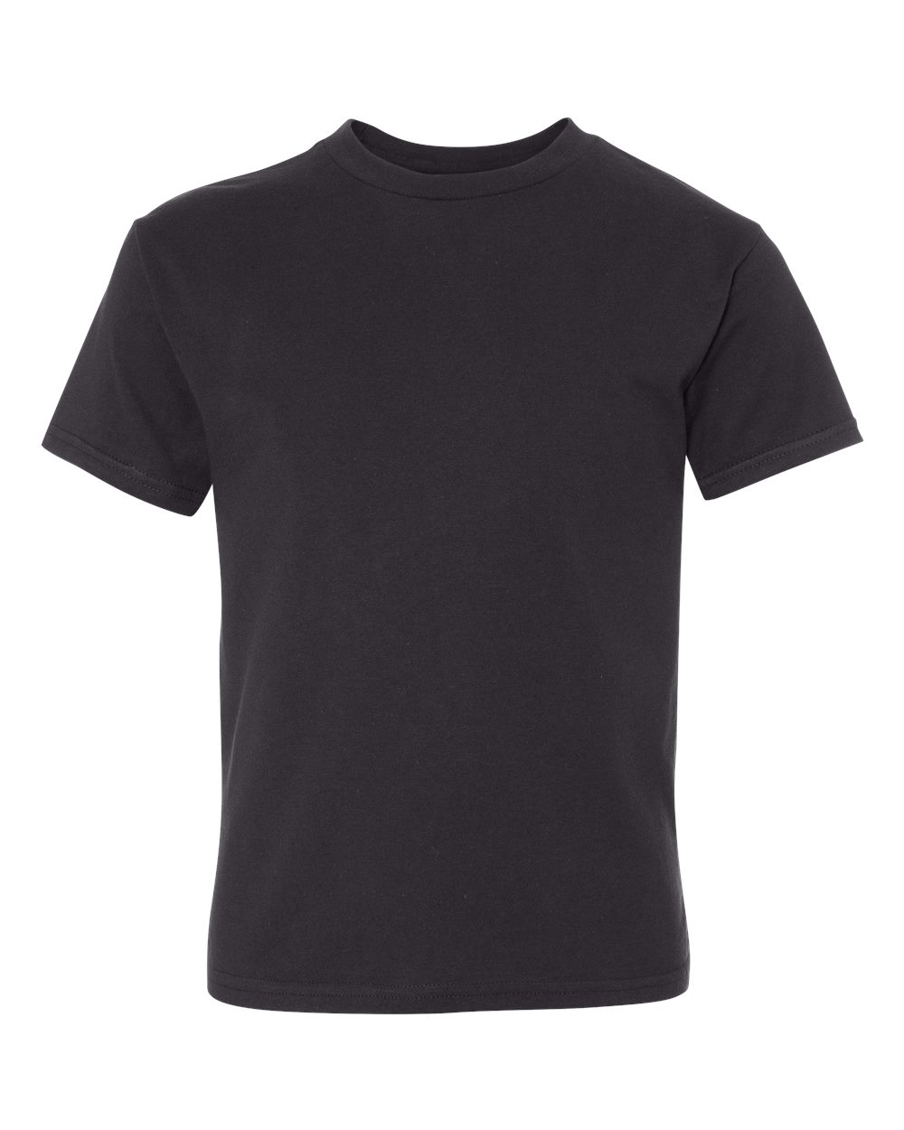 Hanes 498Y - Youth Perfect-T T-Shirt - Black