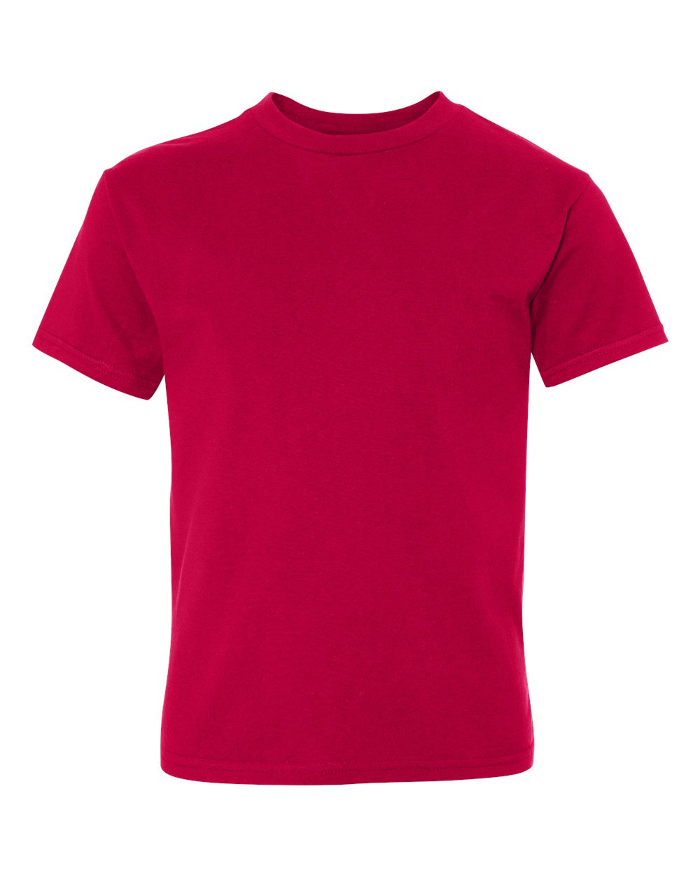 Hanes 498Y - Youth Perfect-T T-Shirt - Deep Red
