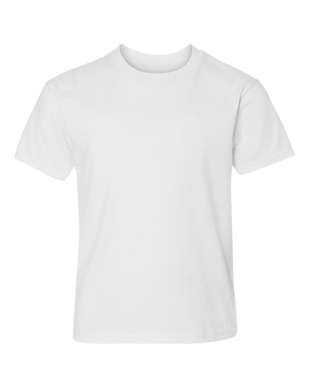 Hanes 498Y - Youth Perfect-T T-Shirt - White