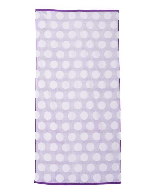 Carmel Towel Company Polka Dot Velour Beach Towel C3060P