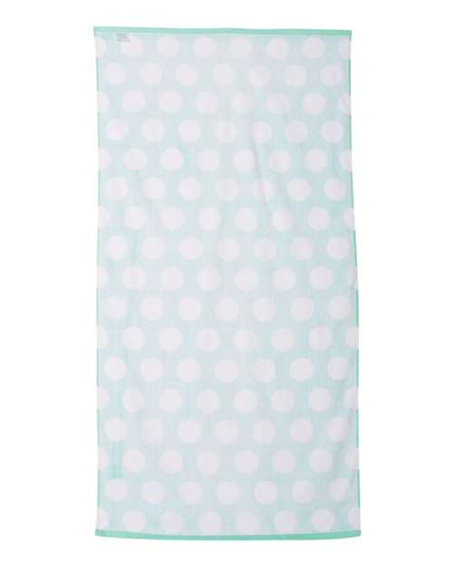 Carmel Towel Company Polka Dot Velour Beach Towel C3060P