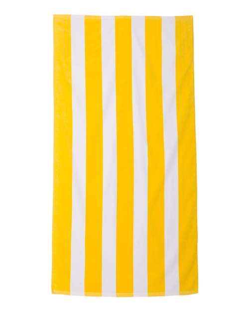 Carmel Towel Company Cabana Stripe Velour Beach Towel C3060S