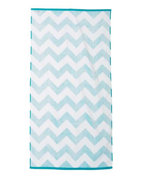 Carmel Towel Company Chevron Velour Beach Towel C3060X