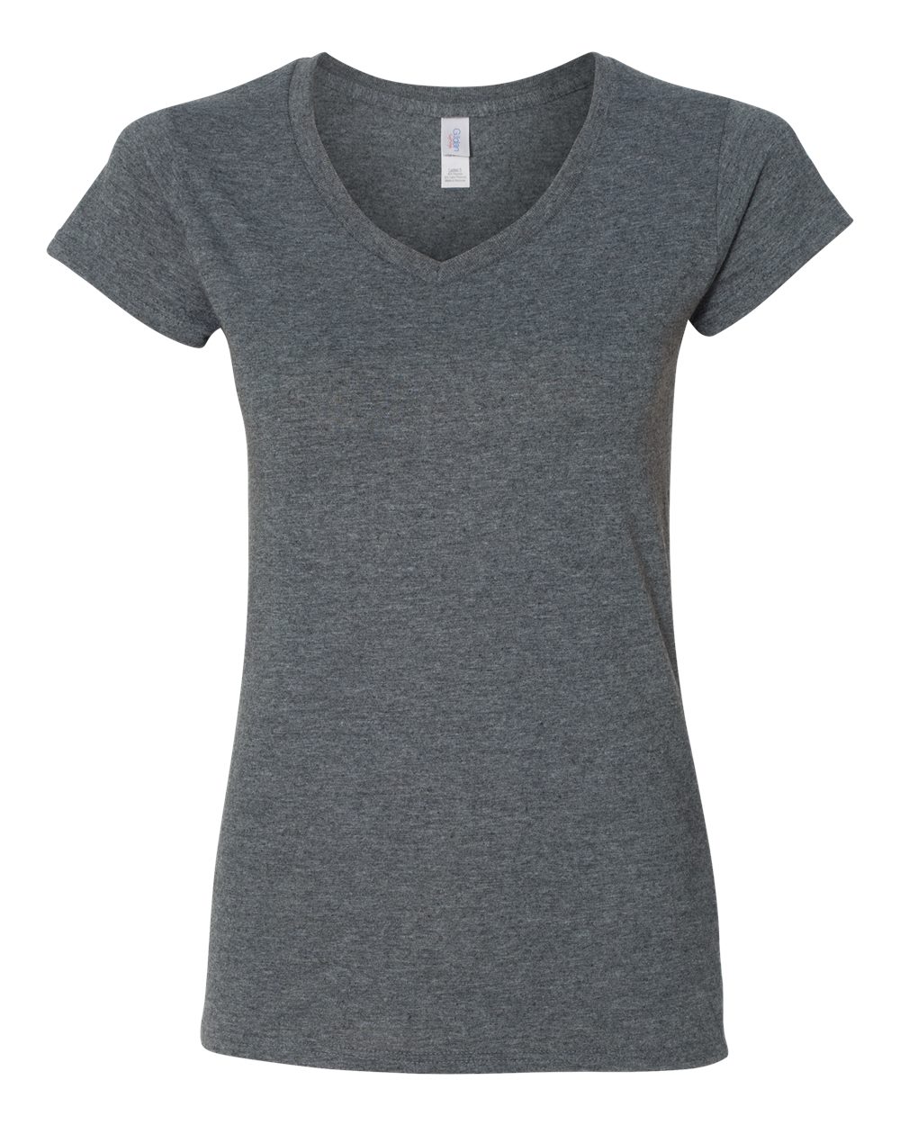 Gildan 64V00L - Women's Softstyle® V-Neck T-Shirt - Dark Heather