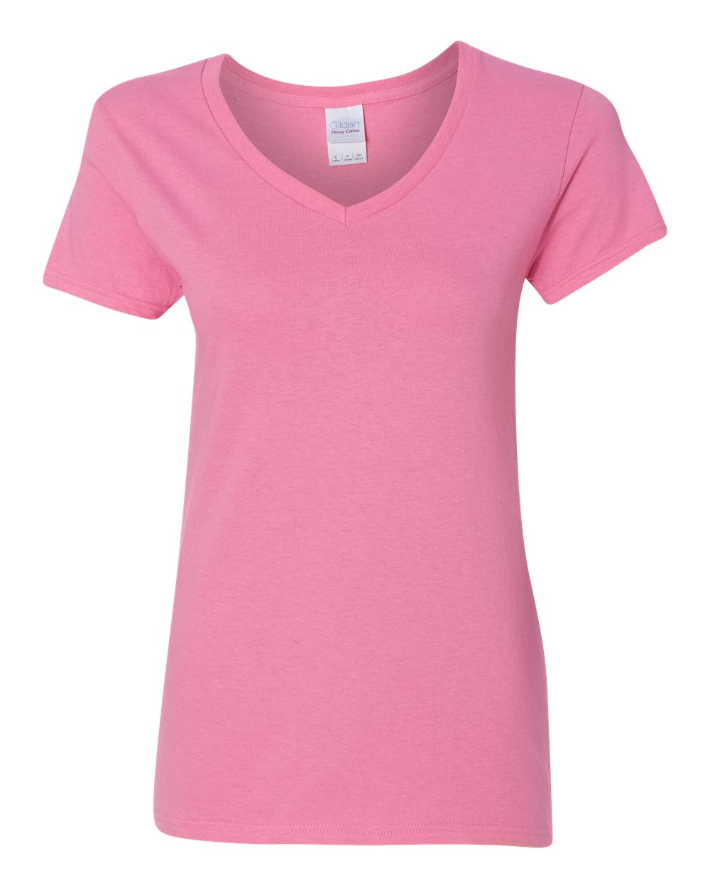 Gildan 5V00L - Women's Heavy Cotton™ V-Neck T-Shirt - Azalea