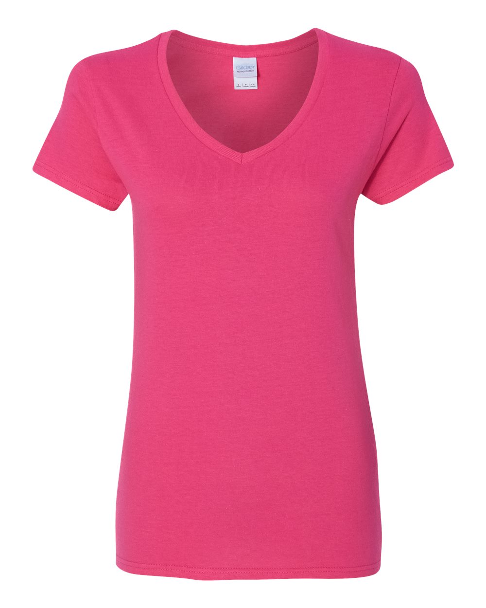 Gildan 5V00L - Women's Heavy Cotton™ V-Neck T-Shirt - Heliconia