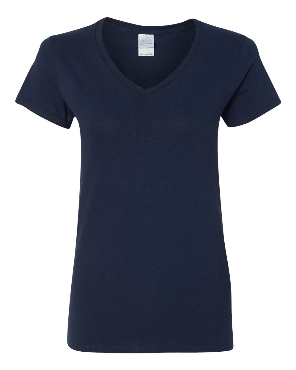 Gildan 5V00L - Women's Heavy Cotton™ V-Neck T-Shirt - Navy
