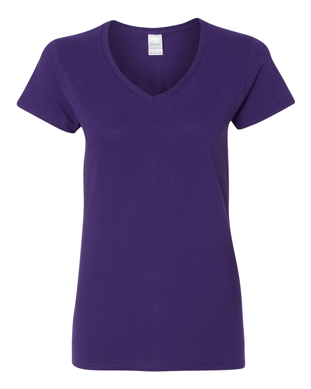 Gildan 5V00L - Women's Heavy Cotton™ V-Neck T-Shirt - Purple