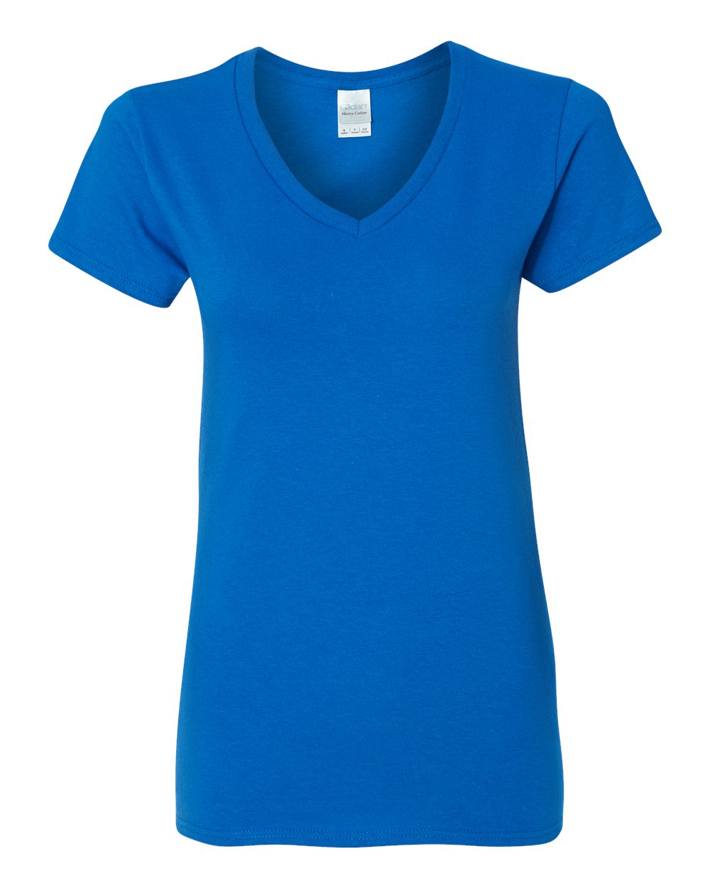 Gildan 5V00L - Women's Heavy Cotton™ V-Neck T-Shirt - Royal