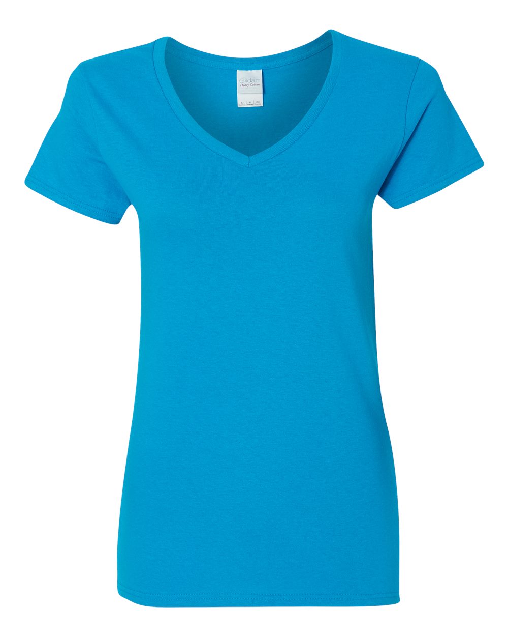 Gildan 5V00L - Women's Heavy Cotton™ V-Neck T-Shirt - Sapphire