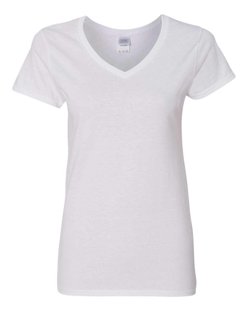 Gildan 5V00L - Women's Heavy Cotton™ V-Neck T-Shirt - White