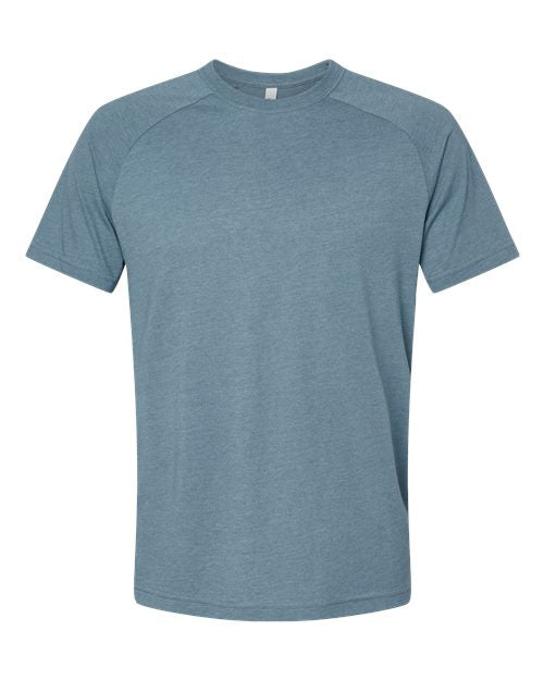 BELLA + CANVAS Men's Heather CVC Raglan Tee 3201