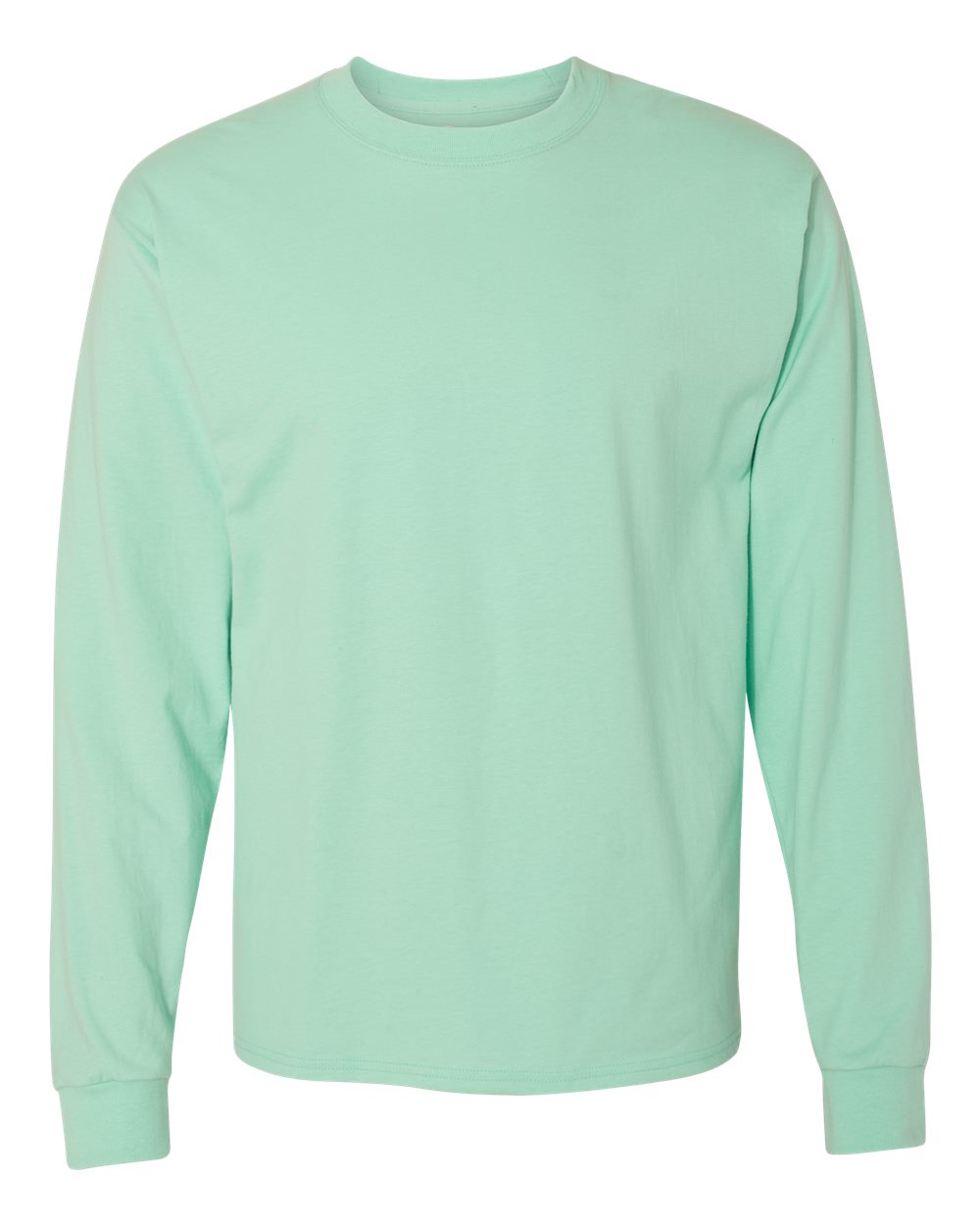 Hanes 5186 - Unisex Beefy-T® Long Sleeve T-Shirt - Clean Mint