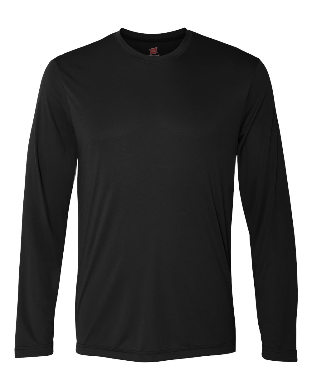 Hanes 482L - Unisex Cool DRI® Long Sleeve Performance T-Shirt - Black