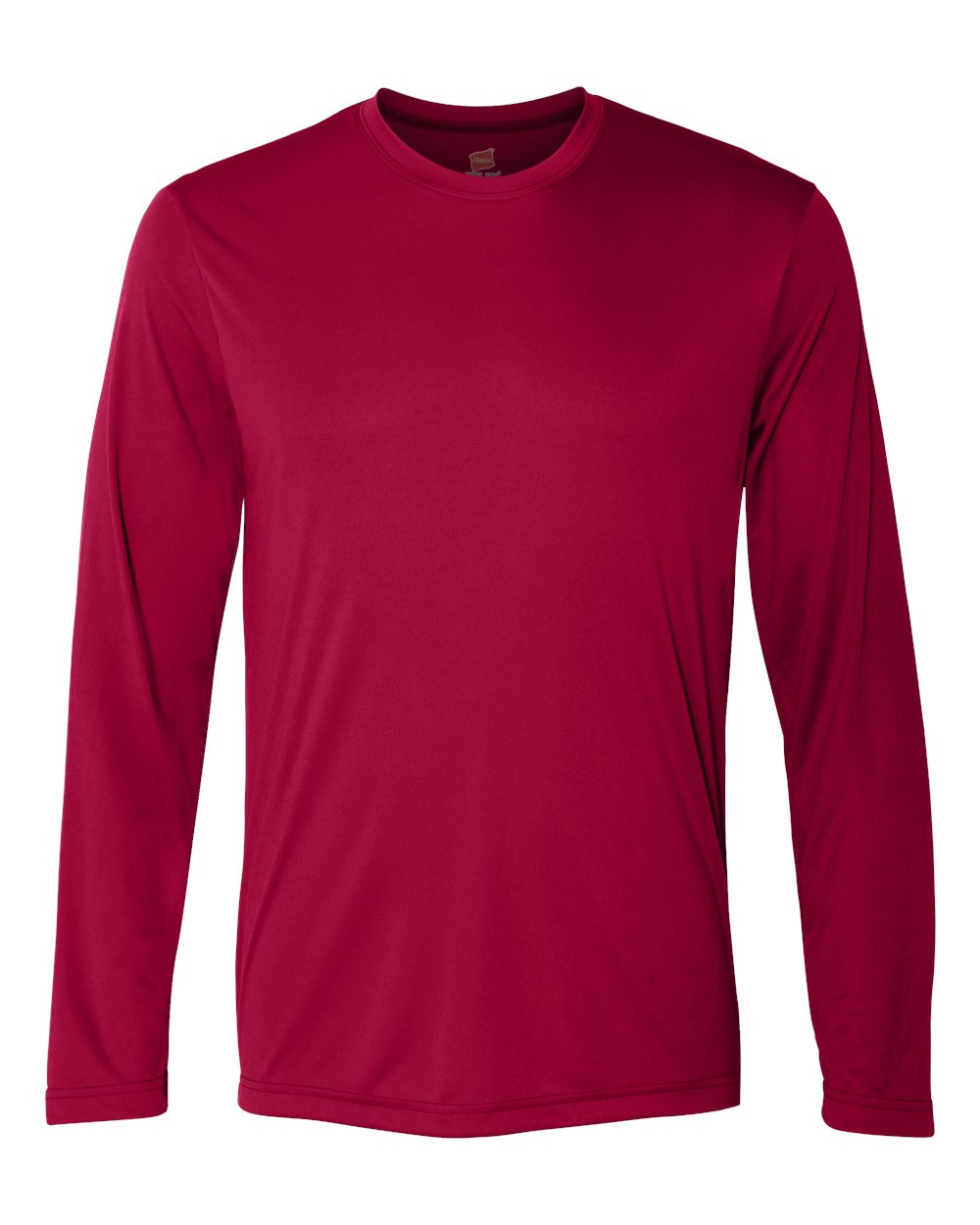Hanes 482L - Unisex Cool DRI® Long Sleeve Performance T-Shirt - Deep Red