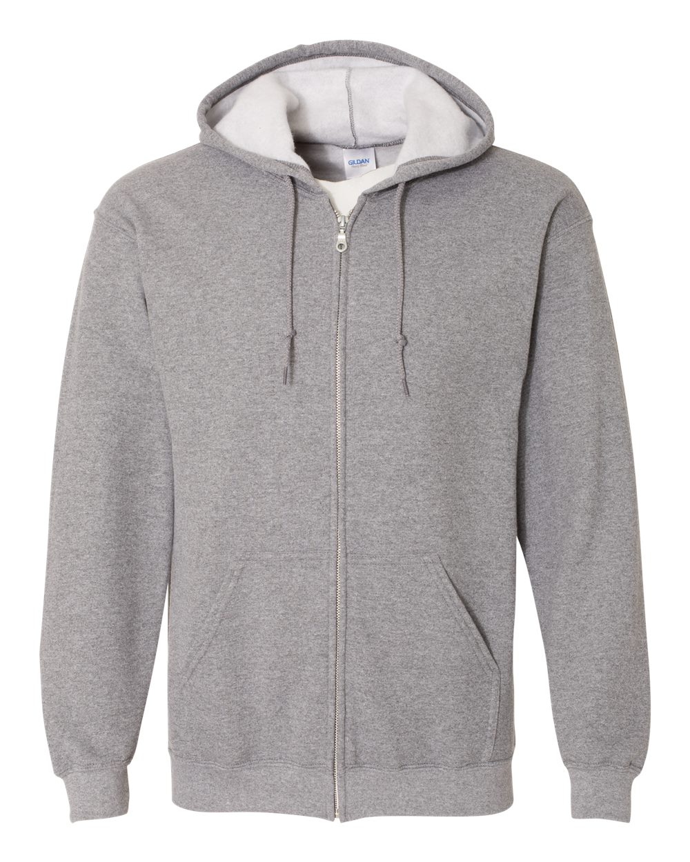 Gildan 18600 - Unisex Heavy Blend™ Full-Zip Hooded Sweatshirt - Graphite Heather