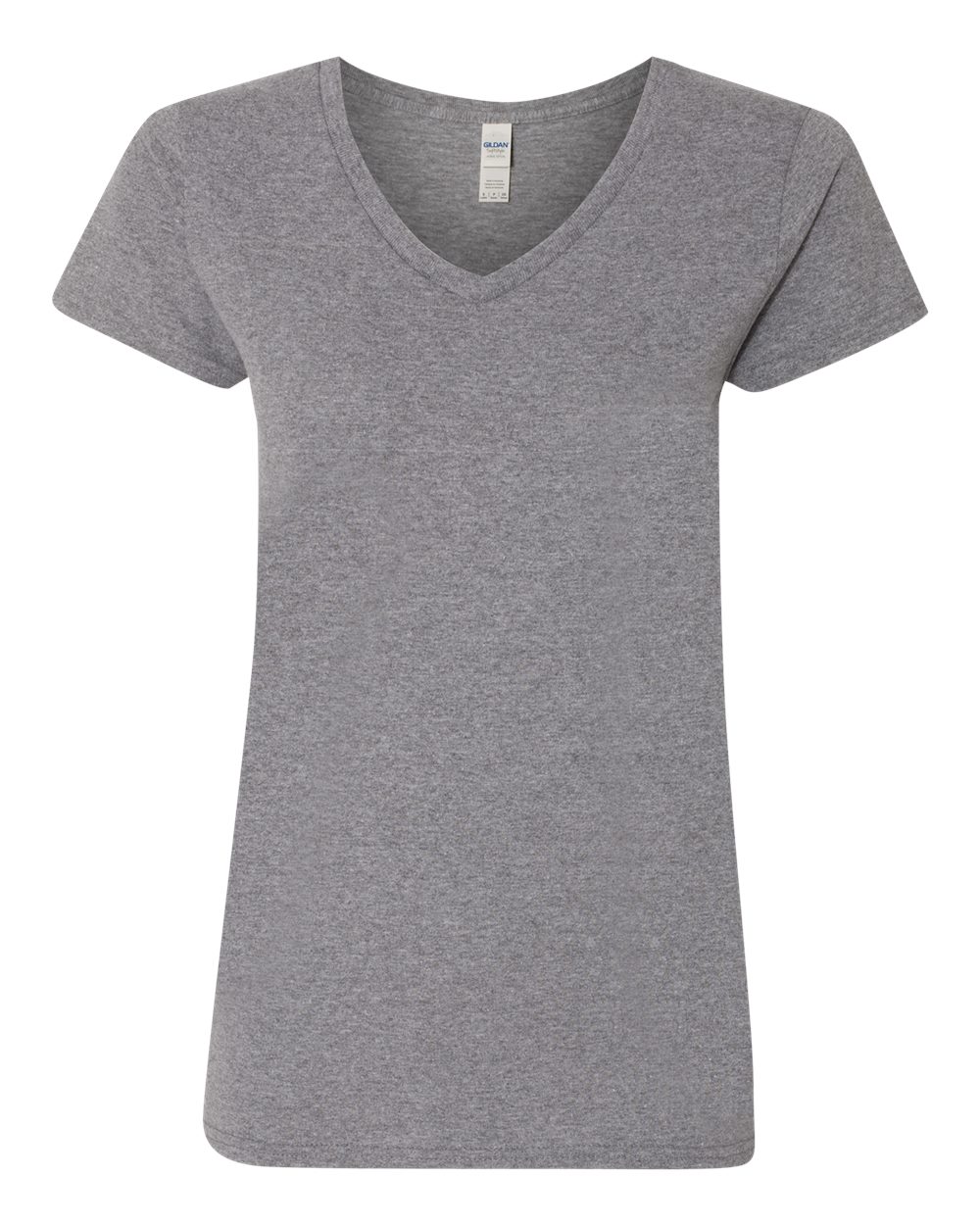 Gildan 5V00L - Women's Heavy Cotton™ V-Neck T-Shirt - Graphite Heather