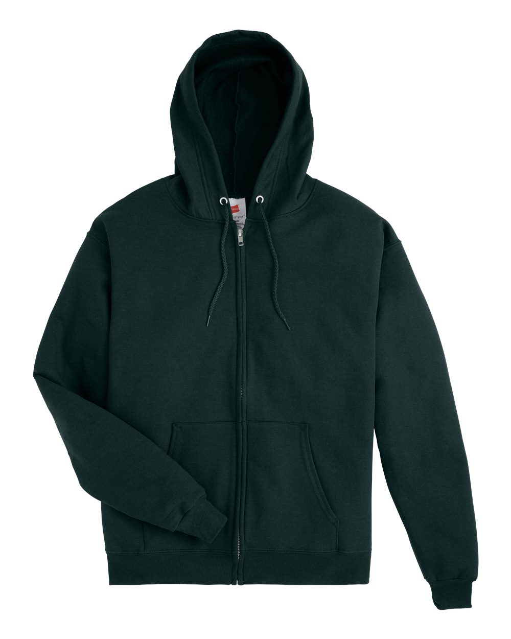 Hanes P180 - Unisex EcoSmart® Full-Zip Hooded Sweatshirt - Deep Forest